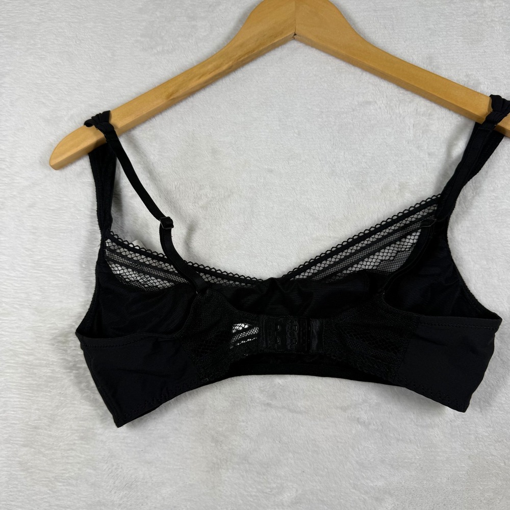 Simone Perele Olymp Soft Cup Bra Black Lace Wireless 1C5210 B Mens 34B NEW - Picture 11 of 12